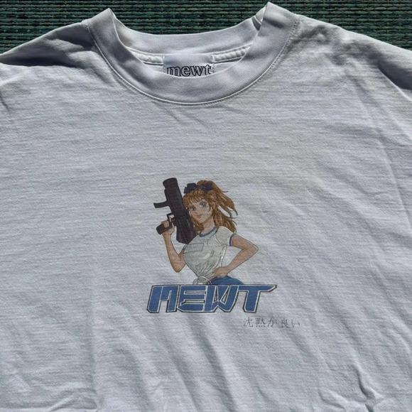 Mewt Jet Bent Lee Anime Girl Graphic Tee size Large - Picture 2 of 4